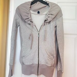 Free people double zipper 💯 cotton jacket